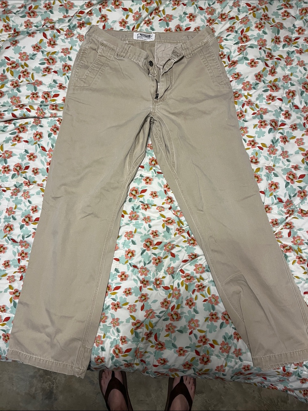 Mountain Khakis Men's Tan Straight-Leg Chinos